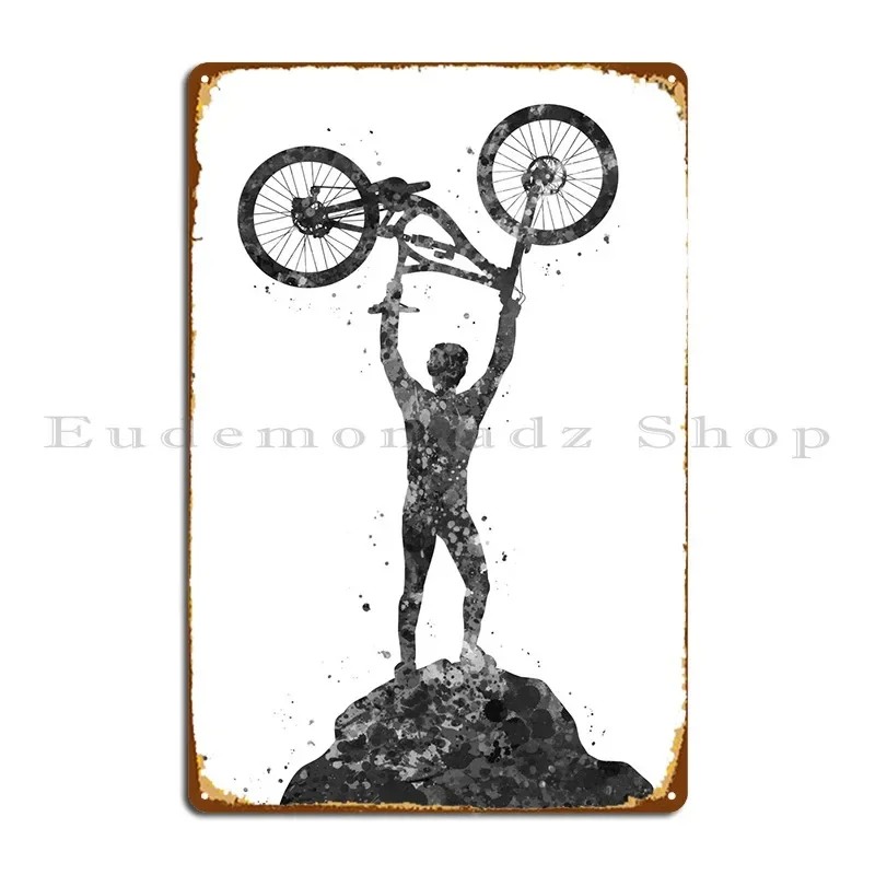 Mountain Biking Europe - 다운힐 산악 자전거 금속 플라크 클럽