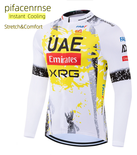 Mountain Biking Uae - UAE 프로 사이클링 저지 남성용 긴팔