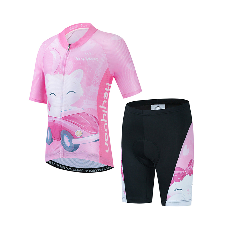 Mountain Biking Jersey - KEYIYUAN 어린이 도로 사이클링 저지 세트