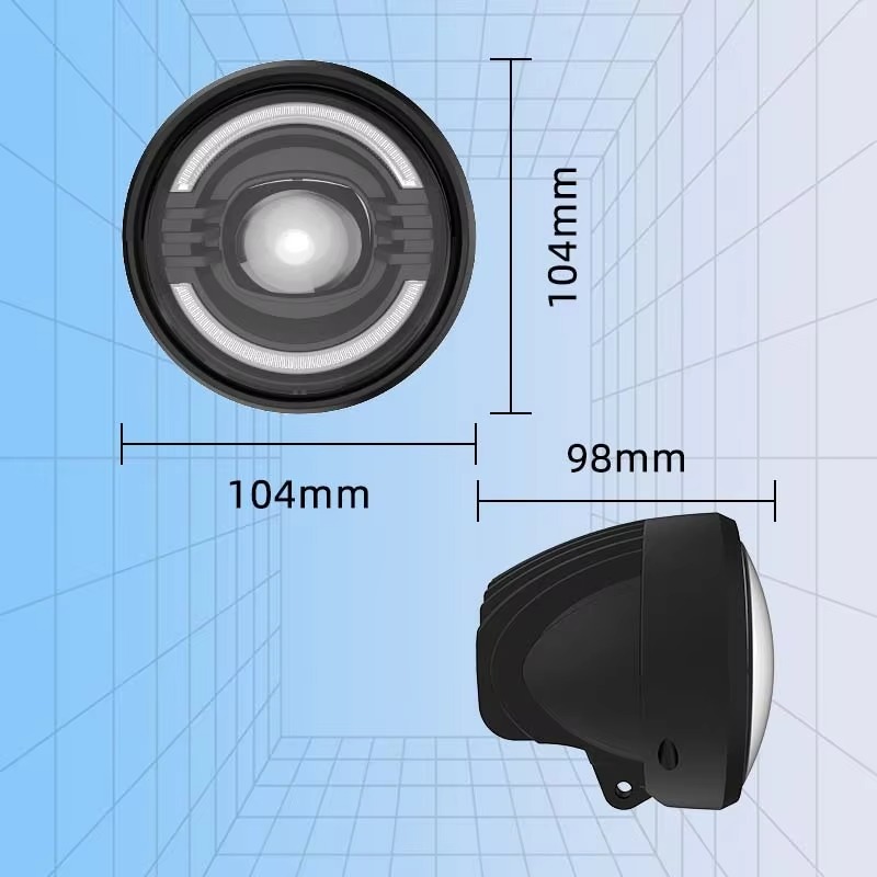 Mountain Biking Lights - 1개 전기 자전거 전면 스포트라이트, 고출력