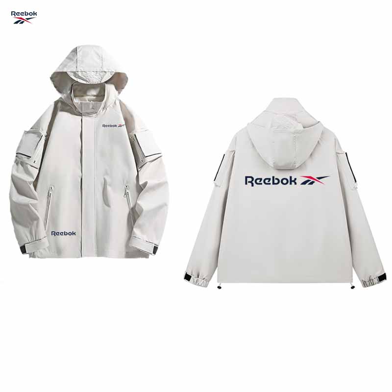리복 로고 후드 지퍼 재킷 - 방수 산악 자전거 코트  - Mountain Biking Rain Jacket 리뷰 및 가격