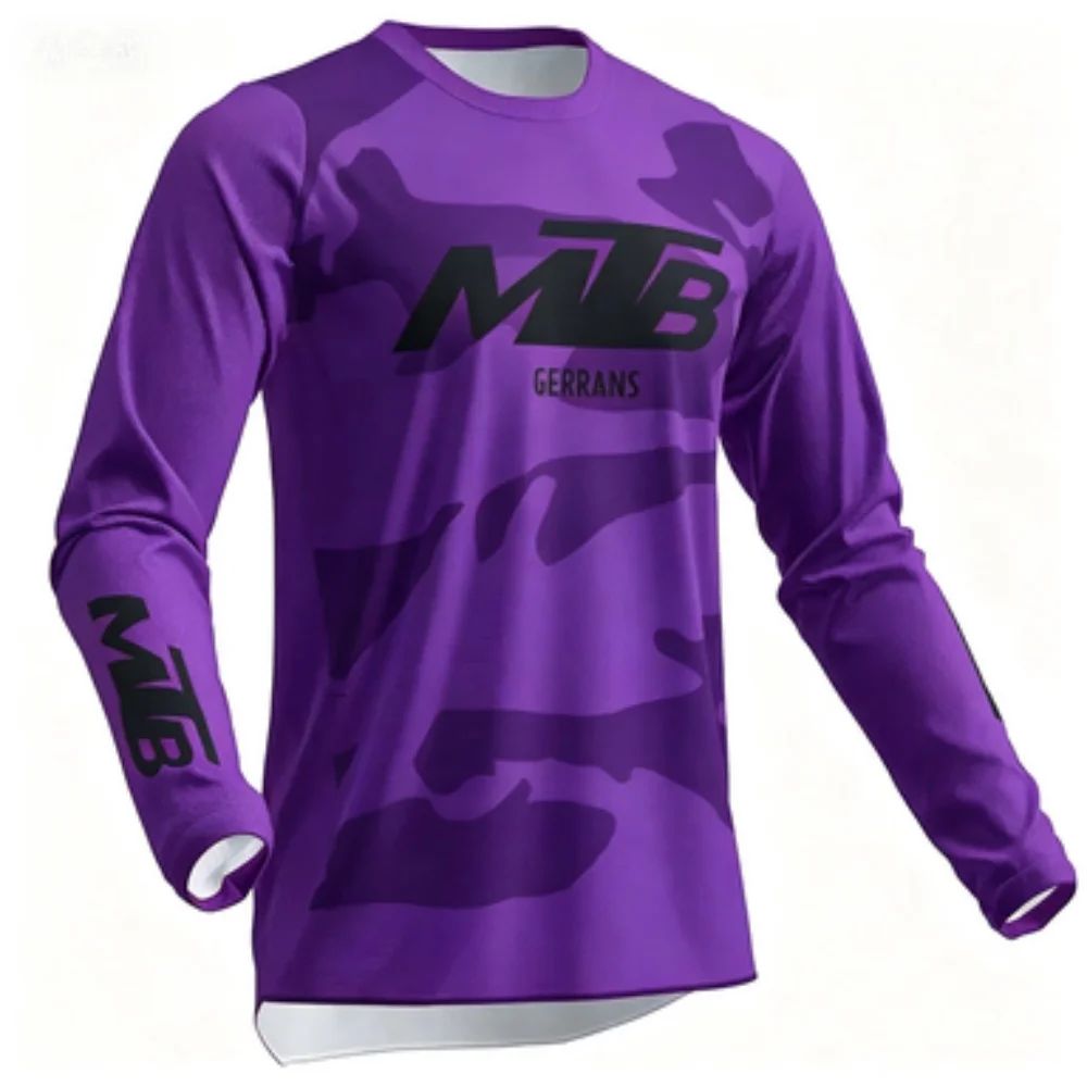가족용 매칭 긴소매 MTB 사이클링 저지, 네온 카모  - Mountain Biking Jersey 리뷰 및 가격