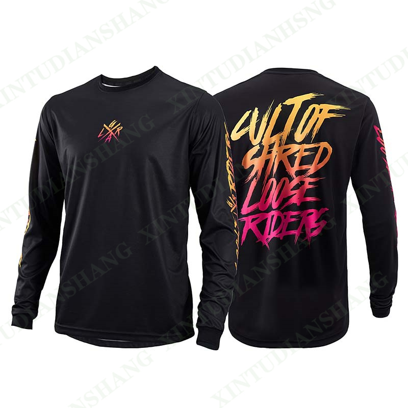 2023 루즈 라이더 남성용 긴팔 저지 BMX 엔듀로  - Mountain Biking Jersey 리뷰 및 가격