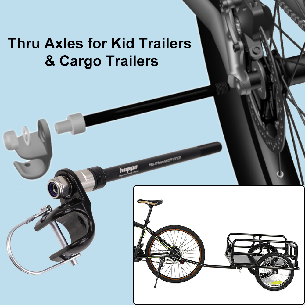 HEPPE 자전거 트레일러 스루 액슬 카고 트레일러 키 - Mountain Biking For Kids 리뷰 및 가격