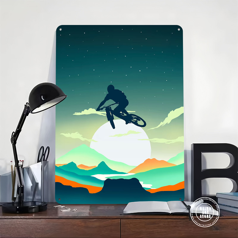 산악 자전거 3D 프린팅 질감 포스터, 맞춤형 벽 장식 - Mountain Biking Europe 리뷰 및 가격