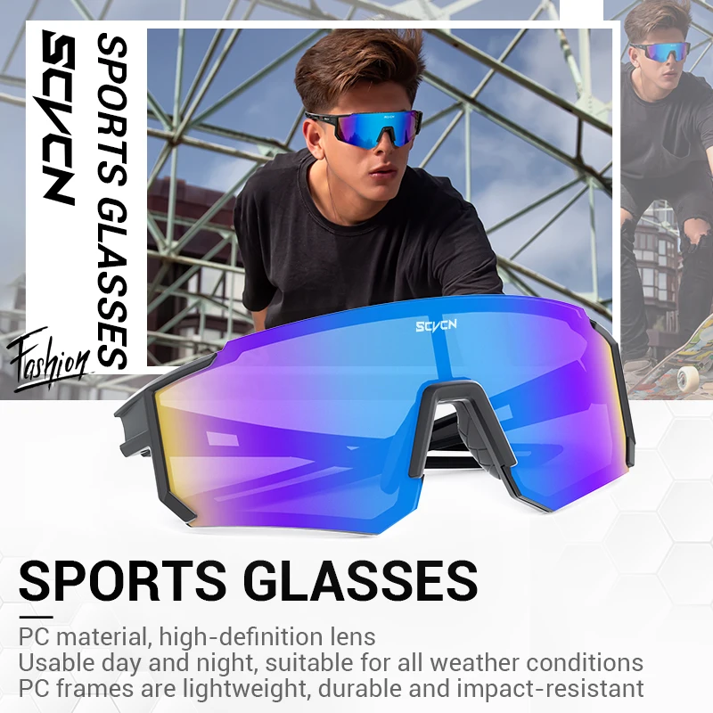 SCVCN 새로운 야외 사이클링 선글라스 남자 여자 M - Mountain Biking Sunglasses 리뷰 및 가격